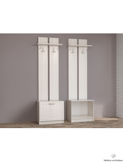 Иннес - 6 вешалка с обувницей