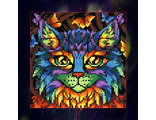 Яркий кот БСА25-065 (алмазная мозаика) mk-mq-mgm