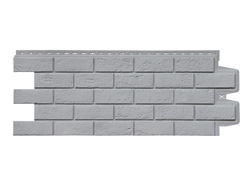 Фасадная панель "Состаренный кирпич", цвет серый, серия стандарт | Grand Line