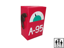 Мягкий модуль "Бензоколонка" красный