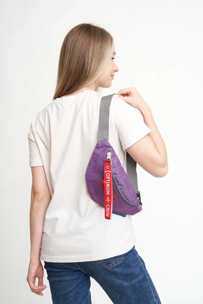Сумка на пояс Optimum Mini RL, сиреневая