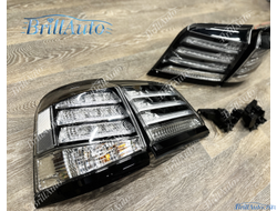 Стопы Lexus LX 570 2012-2015 серые дымчатые