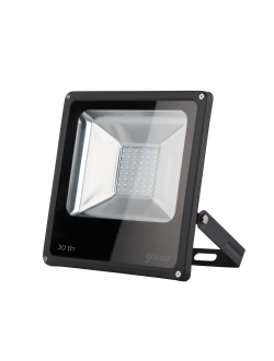 Прожектор светодиодный Gauss LED 30W 2100lm IP65 6500К черный 1/60