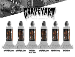 Nuno Feio Pastel Greywash Set 6 - "World Famous" (США 6 шт по 1OZ - 30 мл)