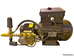 Насос плунжерный LW 14/200 TS с эл. двигателем 380В 4 кВт с электрическим блоком управления