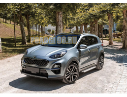 Пороги на Kia Sportage (2018-2021) Bmw-style V2