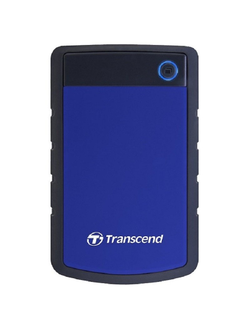 Портативный HDD Transcend StoreJet 25H3 1Tb 2.5, USB 3.0, синий, TS1TSJ25H3B