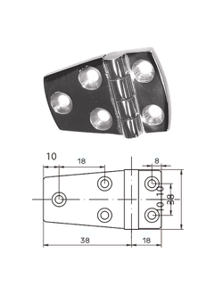 Петля асимметричная 2-1/4х1-1/2