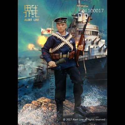 Морской пехотинец Военно-Морского Флота СССР - Комплект экипировки 1/6 Boundaries To Play : 1/6 WWII Soviet Red Navy Equipment Set (AL100017) - Alert Line (БЕЗ ТЕЛА И ГОЛОВЫ)