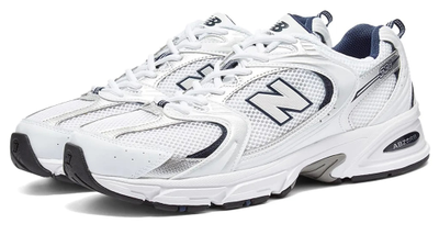 New Balance 530 Белые с серым спортивные