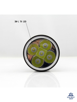 Фонарь подводный Yupard-A2 5хT6-1000Lm