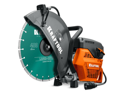 KRAFTOOL 3700 Вт, 400 мм, диск в комплекте, бензорез по бетону (бетонорез) (K770-16 H)