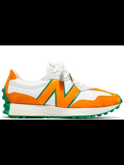 New Balance WS 327 Casablanca белые с оранжевым