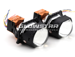 Билед модули Aozoom B-15 2024 (прямоугольные) 3.0 дюйма, 2 чипа, 5500K, 12V, 61W/77W, крепление 3R