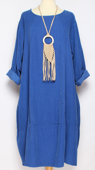 Платье  Бохо "Вельвет-тюльпан " бирюза, сирень, электрик, винный до р.54