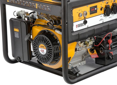 Бензиновый генератор DENZEL PS 70 EA, 7,0 кВт, 230В, 25л, электростартер 946894