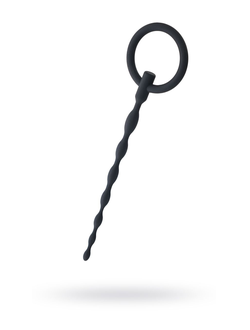 901405-5 Уретральный плаг Black & Red by TOYFA, силикон, чёрный, 16 см