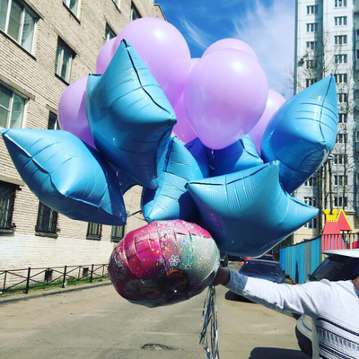 Шары Сиреневые / 10шт