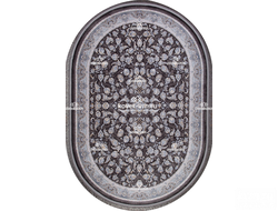 КОВЕР ИРАНСКИЙ FARSI 1200-3600 G256 d.gray / 2*3 м ОВАЛ