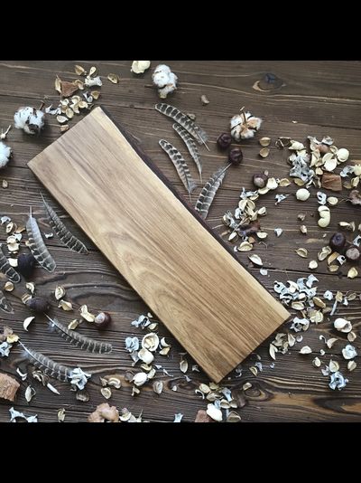 Доска для подачи, дуб, светлая