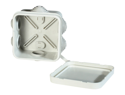 Прямоугольные распределительные коробки IP55 Hegel в открытом положении