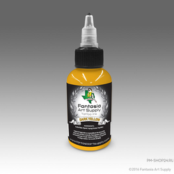Тату-краска Fantasia Dark Yellow 8 Oz (240 мл) в наличии - pm-shop24.ru