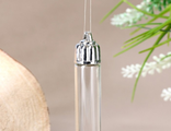 Бутылочка с подвесом на крышке», 6 мл, цвет серебро