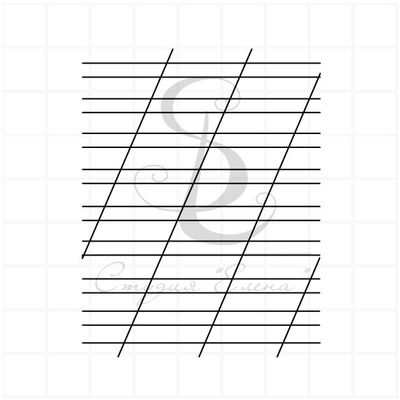 Фоновый штамп косая линейка из школьной тетради