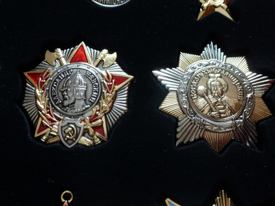 Коллекция "Ордена СССР", в планшете! Качественные муляжи!