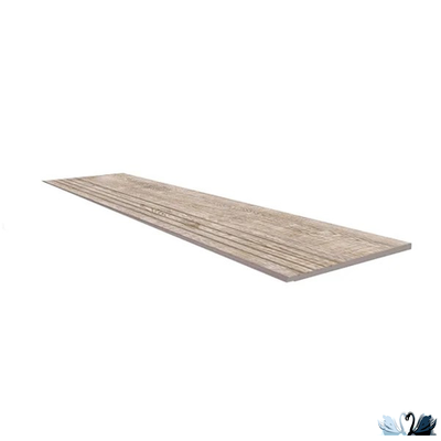 Ступень ProGRES Ceramica Ronda коричневая светлая 30х120