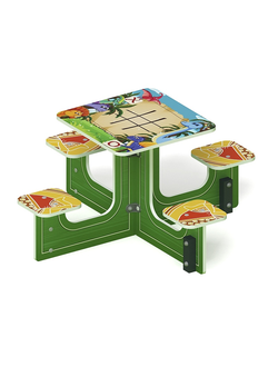 Столик детский квадратный (Крестики-нолики) - МФ 31.01.04-01