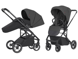 Коляска прогулочная Carrello Alfa CRL-5508 Graphite Grey 2024 (накидка черная)