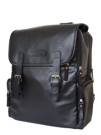 Кожаный рюкзак Santerno black (арт. 3007-05)