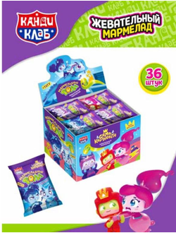 Жев. марм. с тату "Мармеладный Ролл" асс. (Семь Королевств) 12гр*36шт*12 бл.