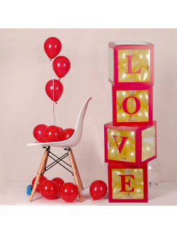 Коробочка с шарами love
