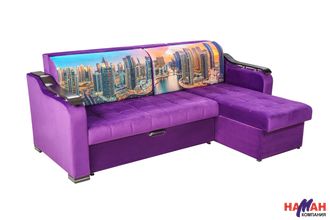 Угловой диван "Гранд" Подлокотники с декором