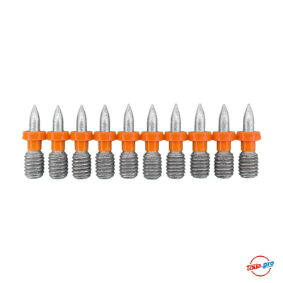 Гвозди-шпильки c резьбой по бетону и металлу GNGM6-8-15-BT