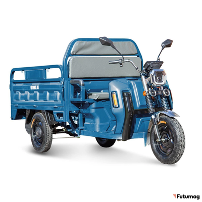 Грузовой электротрицикл Rutrike Маяк 1600 60V1000W синий
