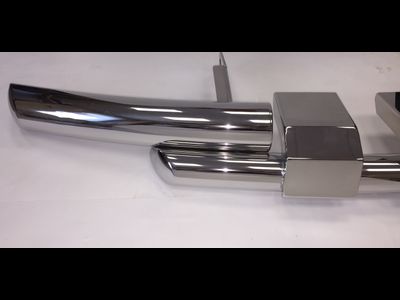 Защита переднего бампера d76/d57 клыки Uaz Patriot (Уаз Патриот)