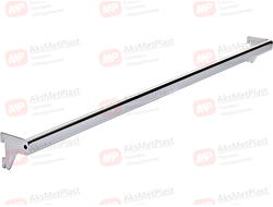 2246A Перекладина-вешало L-образное навесное прилегающее овальное хром L=900 мм для системы Базис/Canalina/Global