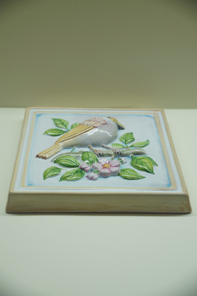 Воробей (панно)