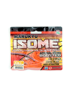 Силиконовые приманки Marukyu Isome, L, IS-08, glow orange