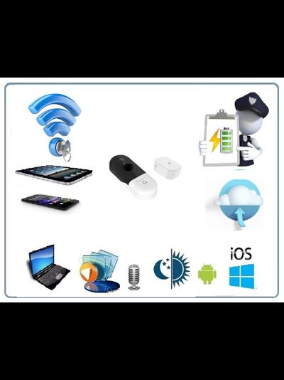 Vstarcam DB2 Wi-Fi аккумуляторный беспроводной видеозвонок с интерком и DVR + модуль звонка. Full HD (Eye4)