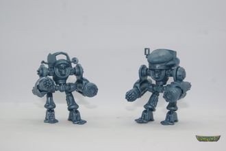 УНЛ. 2 робота, синий полистирол.