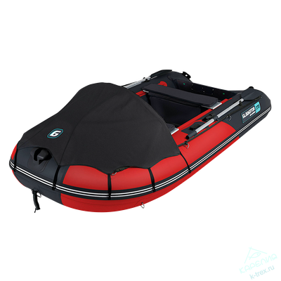 Лодка ПВХ Gladiator Professional D370AL с алюминиевым полом