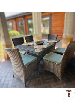Обеденная группа Кипр на 6 персон
