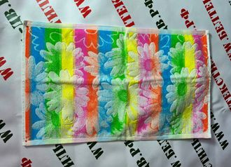 Полотенце махровое "Ромашковый букет", арт. 6с104.411ж1, 67*40