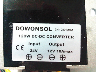 DC-DC преобразователь 2412C120Z (24/12 В, 10 А) фото 8