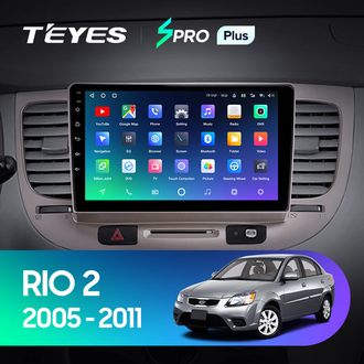 Teyes SPRO Plus 9&quot; 4-64 для KIA Rio 2005-2011