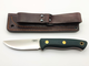Нож Fang сталь D2 рукоять изумруд с насечкой